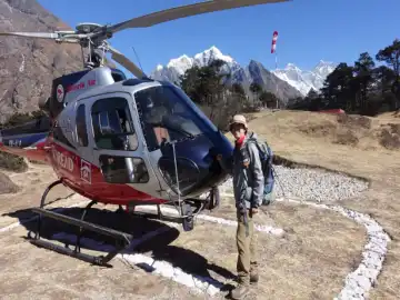 Helicopter for Everest Base Camp- Everest Luxury Trek with EBC Helicopter Sightseeing